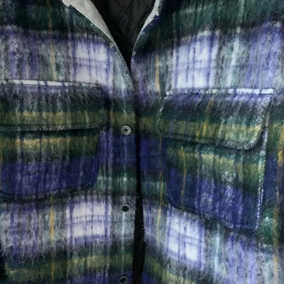 ASOS mens plaid shirt jacket/coat. *winter coat* - Picture 3 of 9